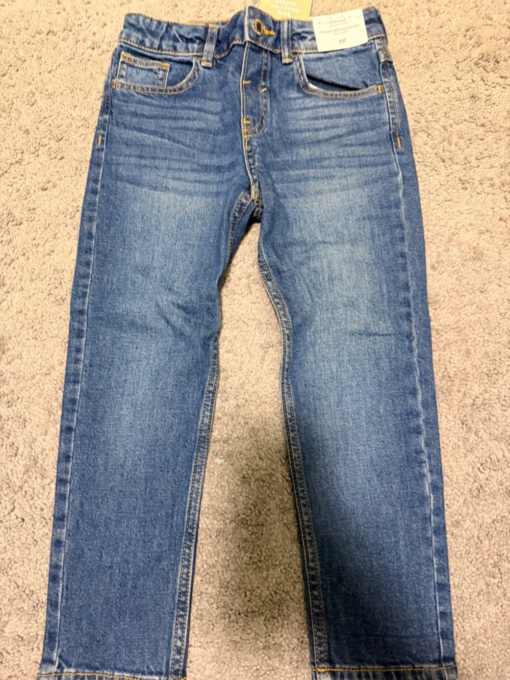 H&M Relaxed Fit Blue Denim Jeans